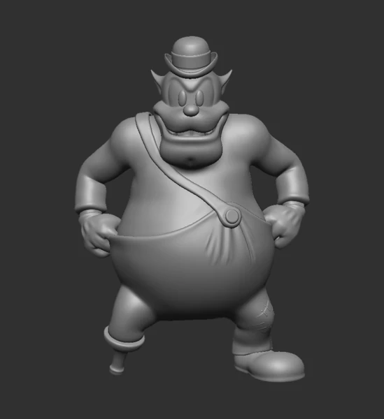 Big Bad Pete - Pedro el malo 3D Print Model .c4d .max .obj .3ds .fbx .stl .blend 