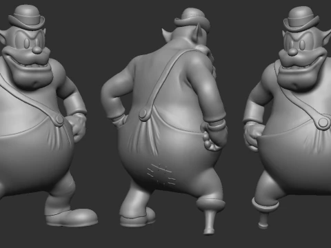 Big Bad Pete - Pedro el malo 3D Print Model