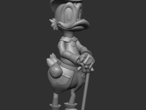 Scrooge McDuck - Tio rico 3D Print Model