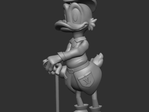 Scrooge McDuck - Tio rico 3D-Druckmodell