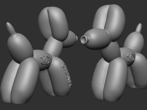Balloon Dog CHANEL Modello di stampa 3D
