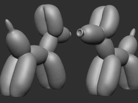 Balloon Dog 3D प्रिंट मॉडल