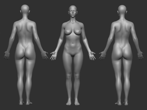 ECORCHE FEMALE - ANATOMIA MUJER Modelo de Impressão 3D