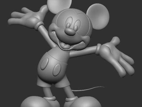 Mickey Mouse 3D-Druckmodell