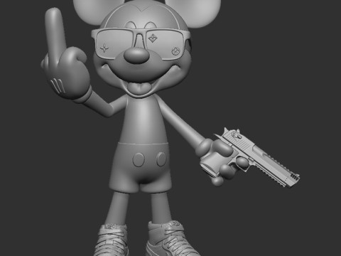 MICKEY MOUSE 3D Print Model
