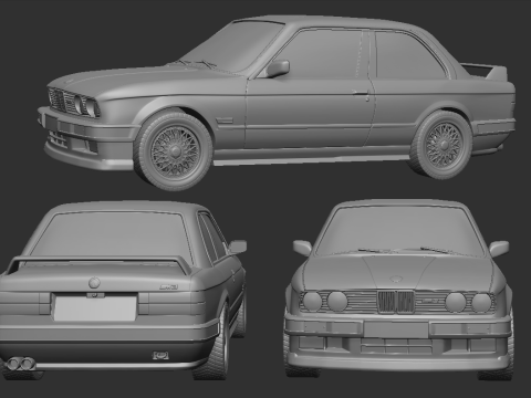 M3 E30 3D Модель
