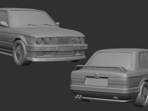 M3 E30 3D Модель