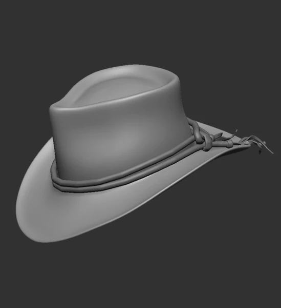 Arthur Morgan Şapka Cosplay - Red Dead Redemption 2 3D Model .c4d .max .obj .3ds .fbx .stl .blend 