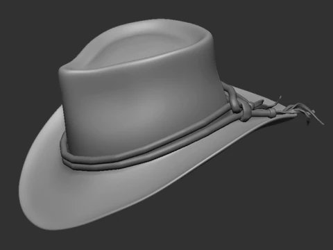 Arthur Morgan Şapka Cosplay - Red Dead Redemption 2 3D Model
