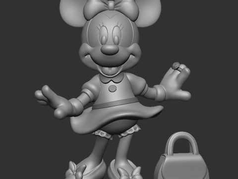 Minnie Mouse Modèle 3D