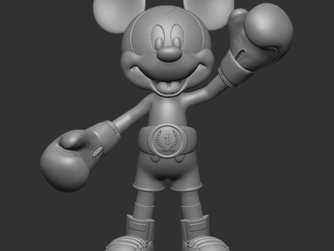 Mickey Mouse Champion 3D Модель