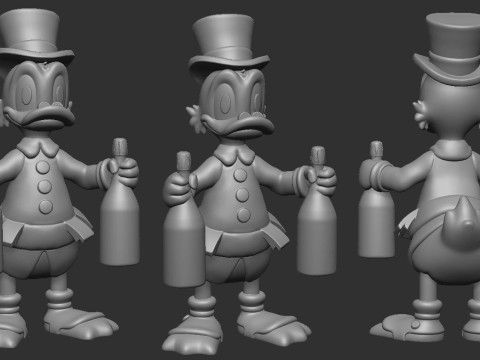 Scrooge McDuck 3D 모델