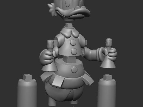 Scrooge McDuck 3D 모델