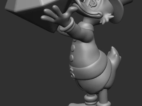 Scrooge McDuck 3D Model