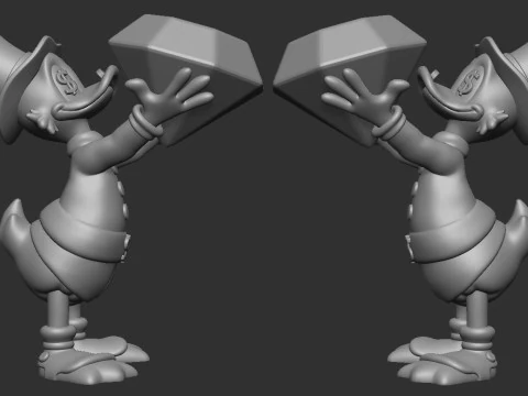 Scrooge McDuck 3D Model