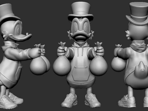 Scrooge McDuck - Tio Rico Modèle 3D