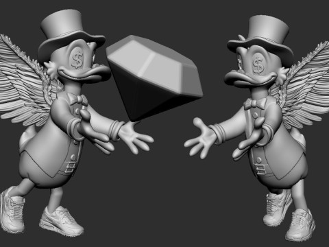 Scrooge McDuck Model do druku 3D