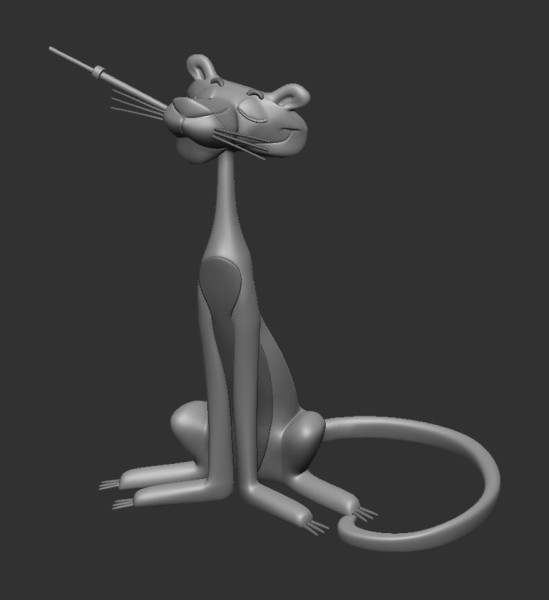Pink Panther Modèles 3D en vedette .c4d .max .obj .3ds .fbx .stl .blend