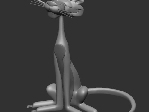 Pink Panther Model Cetak 3D