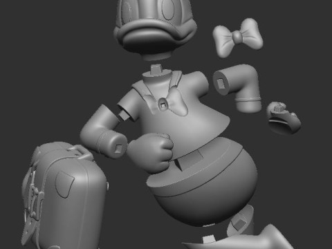Donald - Pato Donald 3D Baskı Modeli