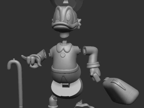 Scrooge McDuck 3D Print Model