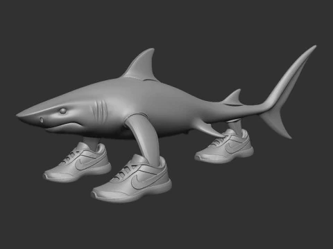 Tralalero Tralala 3D Druckmodell