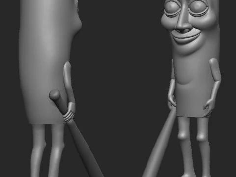 Tung Tung Sahur 3D Baskı Modeli