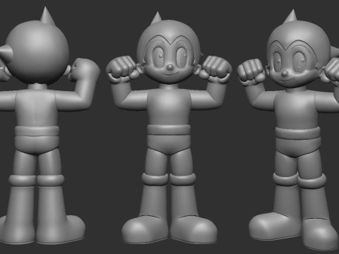 Astro Boy 3D 프린트 모델