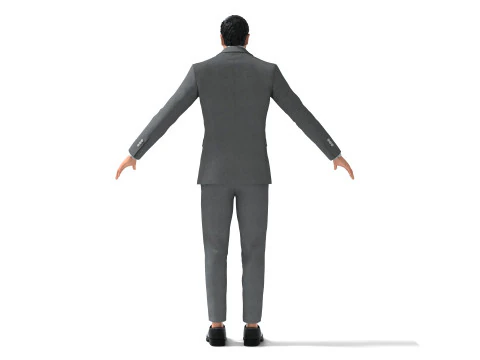 Business Suit Grey 3D Model