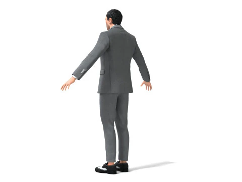 Business Suit Grey 3D Model