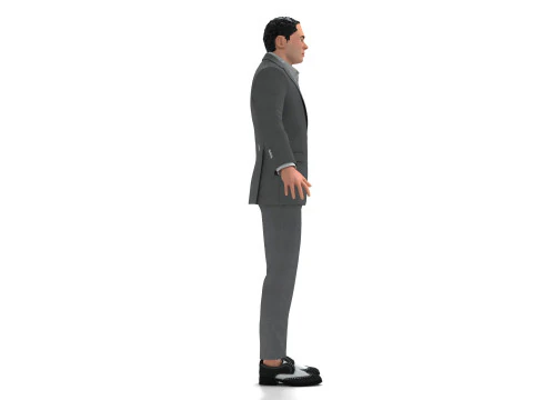 Business Suit Grey 3D Model