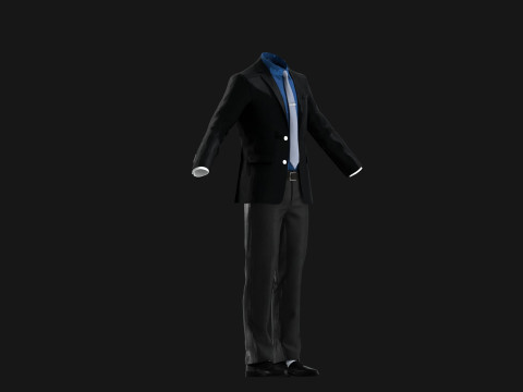 Businessman Suit 3D Model
