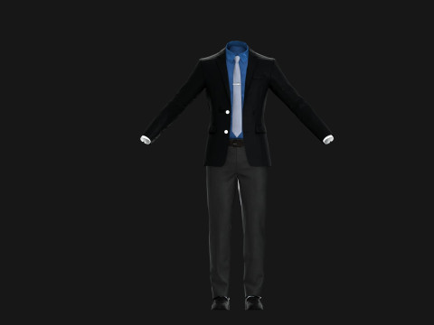 Businessman Suit 3D Model
