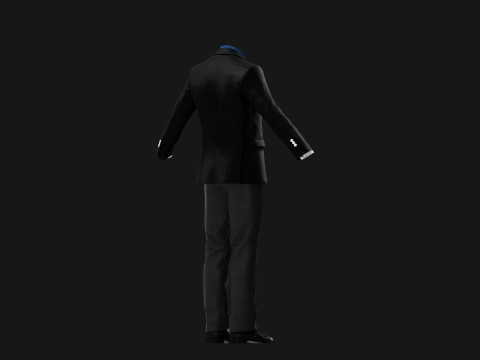 Businessman Suit 3D Model