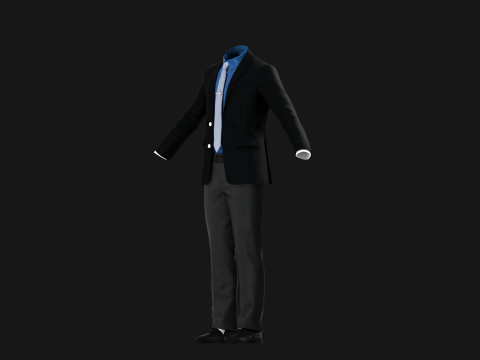 Businessman Suit 3D Model