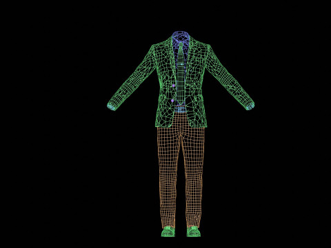 Businessman Suit 3D Model