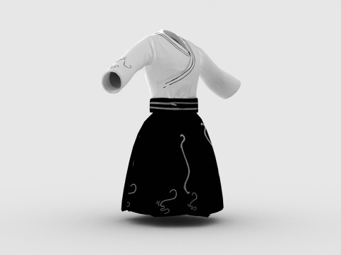 Chinese Cloth 3D Модель