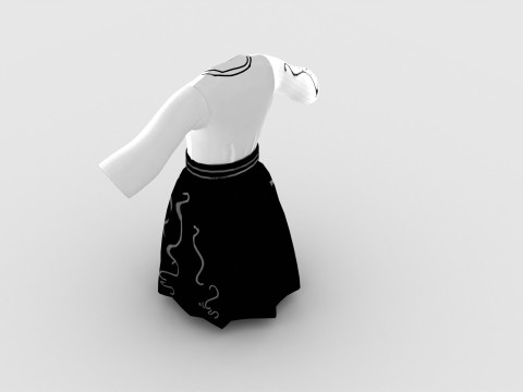 Chinese Cloth 3D Модель