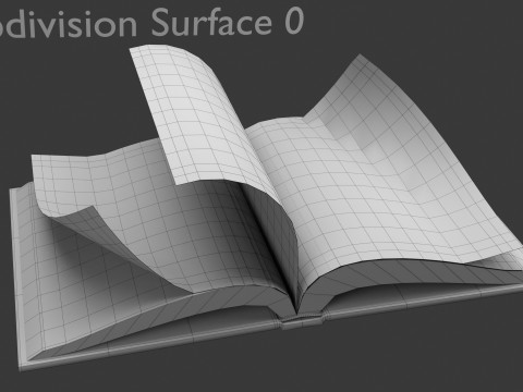 Fantasy Rigged Book 3D 模型