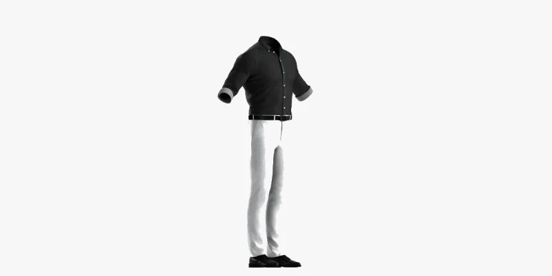 Formal Business Suit 3D Model .c4d .max .obj .3ds .fbx .stl .blend 