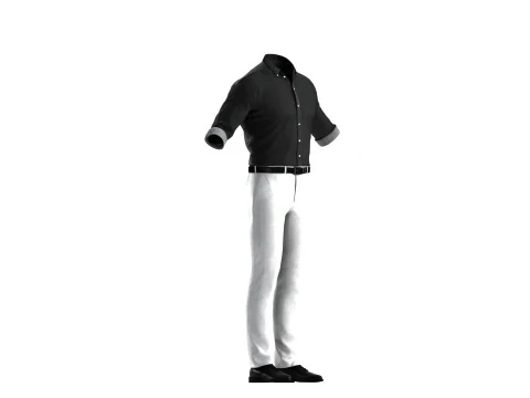Formal Business Suit 3D Model