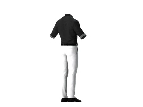 Formal Business Suit 3D Model