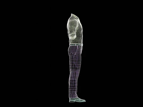 Formal Business Suit 3D Model