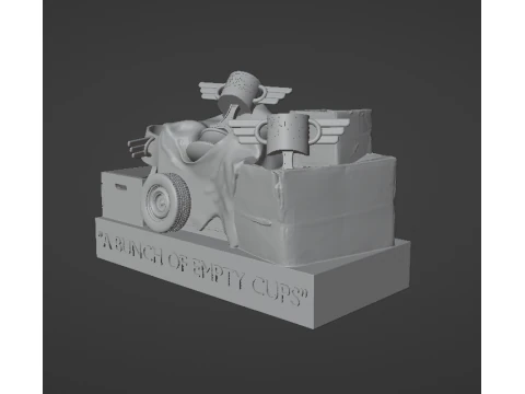 PISTON CUP ORGANIZER 3D Print Model