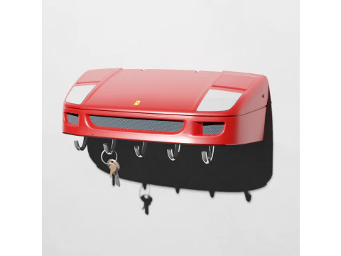 CABIDE DE CHAVE FERRARI F40 Modelo de Impressão 3D