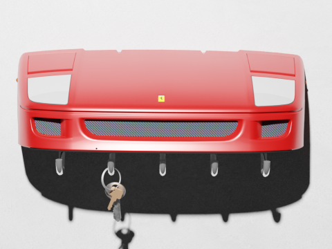 FERRARI F40 KEY HANGER 3D Print Model