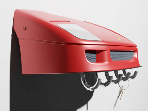 FERRARI F40 KEY HANGER 3D Print Model in Decor 533188 | 3DExport