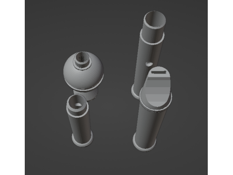 Functional Pokeflute Pokemon 3D Print Model