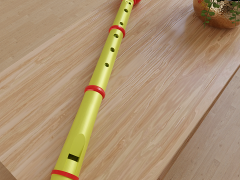 Functional Pokeflute Pokemon 3D Print Model