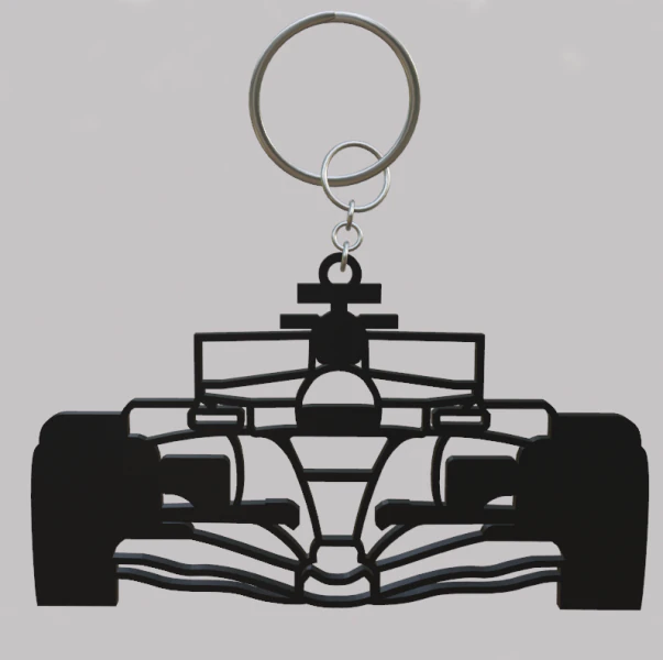 Renault R25 Formula 1 Keychain 3D Print Model .c4d .max .obj .3ds .fbx .stl .blend 